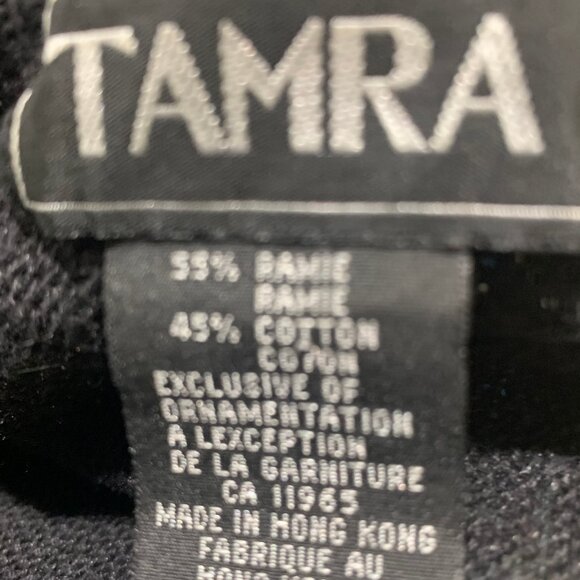 VINTAGE TAMRA EMBELLISHED KNIT COTTON BLEND SWEATERS SIZE L - Picture 9 of 9